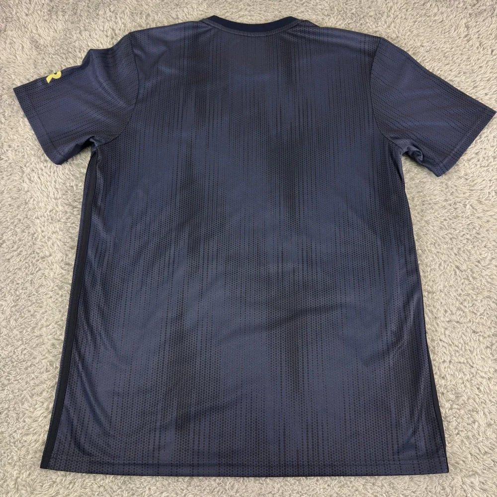 Adidas Manchester‎ United 2018-19 Third Jersey Parley Navy Blue Gold Mens Large
